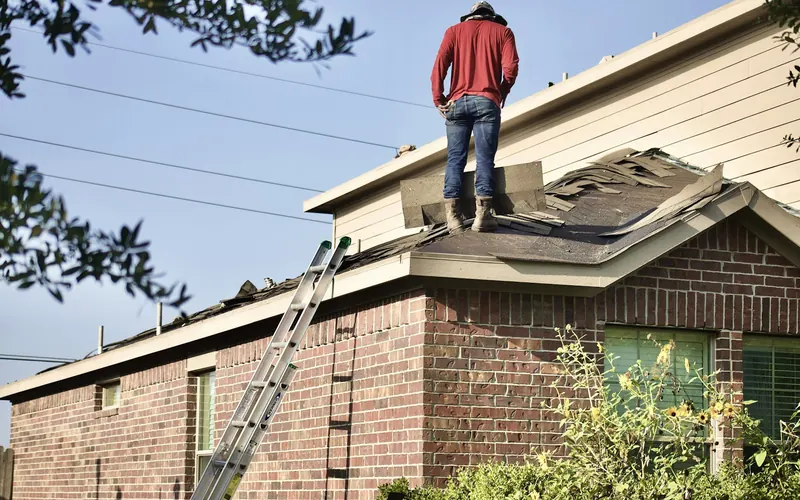 Completed roofing project