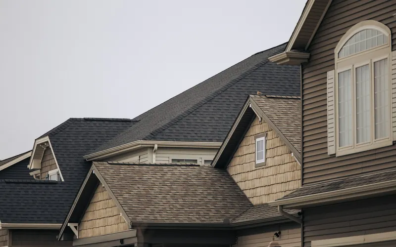 Completed roofing project