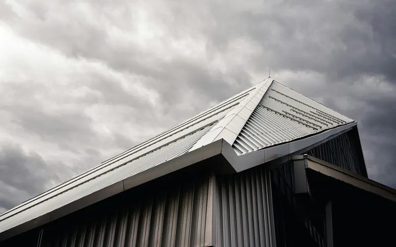 Completed roofing project